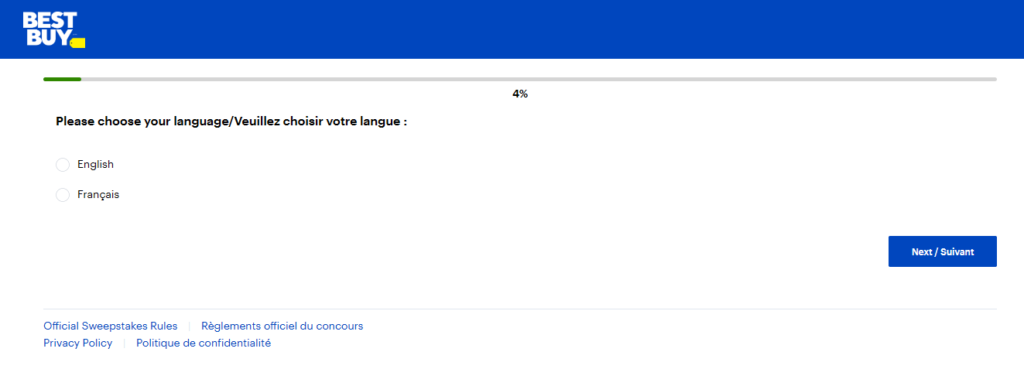 Best Buy Canada Survey