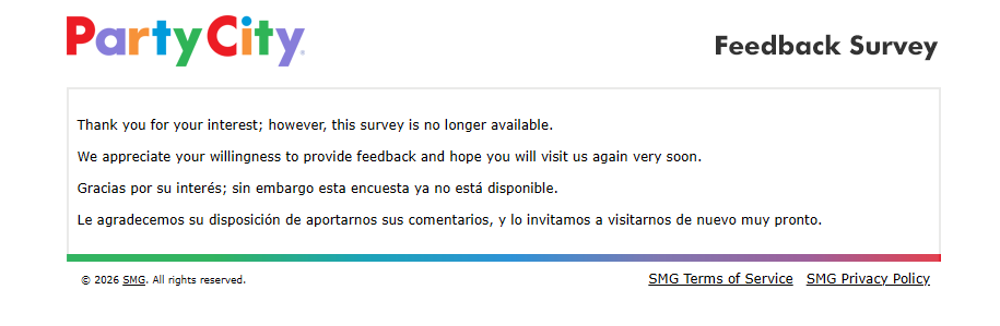 PartyCityFeedback.com