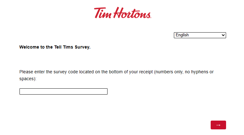 Tim Hortons Survey